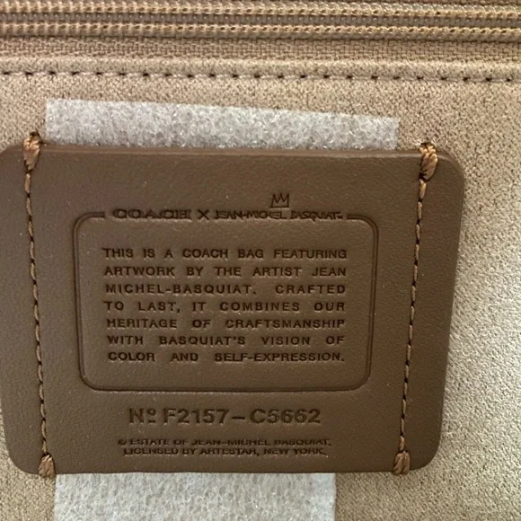 New💃Coach X Jean Michel Basquiat Kleo Backpack - Picture 14 of 15